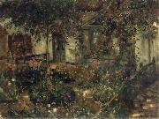 Lovis Corinth Blooming Rustic Garden oil on canvas